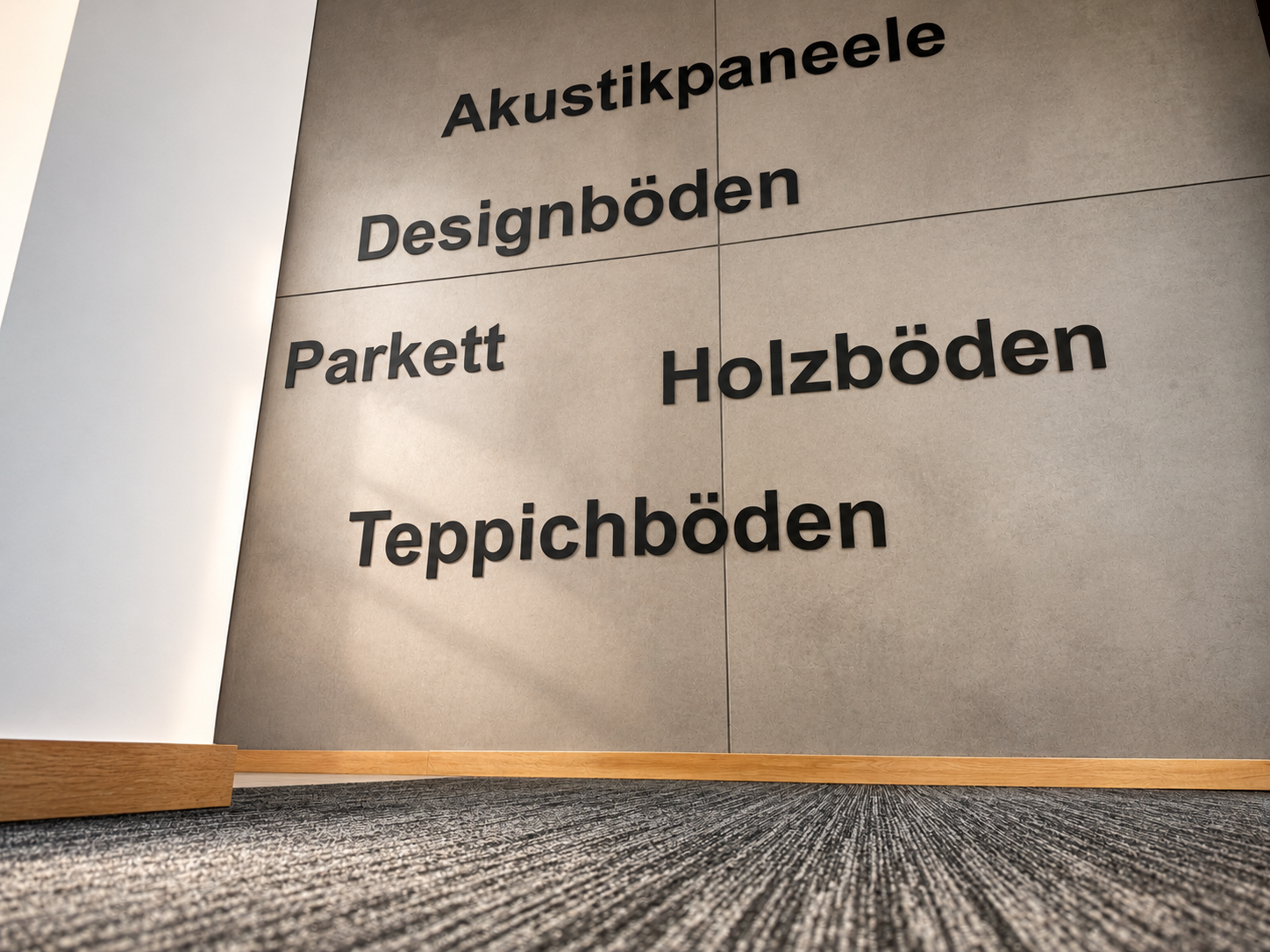Wandgestaltung mit Produktwelten