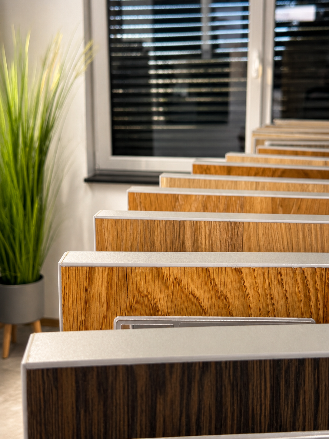 Holz- und Vinylmuster